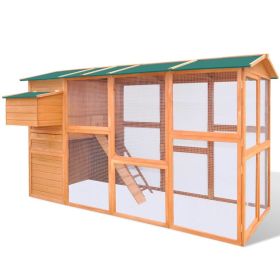 Outdoor Chicken Cage Hen House Large Space Wood